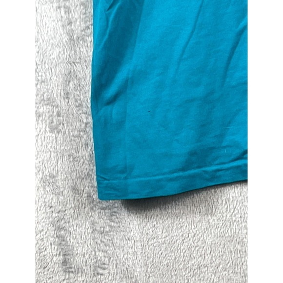 Polo Ralph Lauren Mens XL Crewneck T Shirt Turquoise Cotton Logo Short Sleeves - Picture 9 of 11